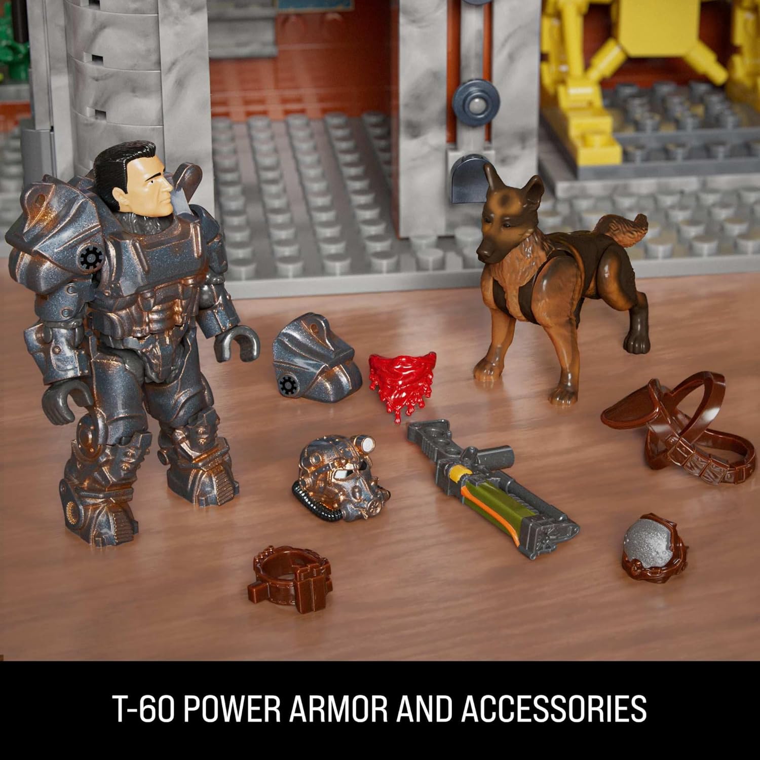 A rad set of Fallout action figures—Vault Dweller and a gritty Raider, all chilling in a super-detailed Red Rocket Truck Stop backdrop. Perfect for collectors or anyone who just loves post-apocalyptic vibes. Seriously, can you say iconic?
