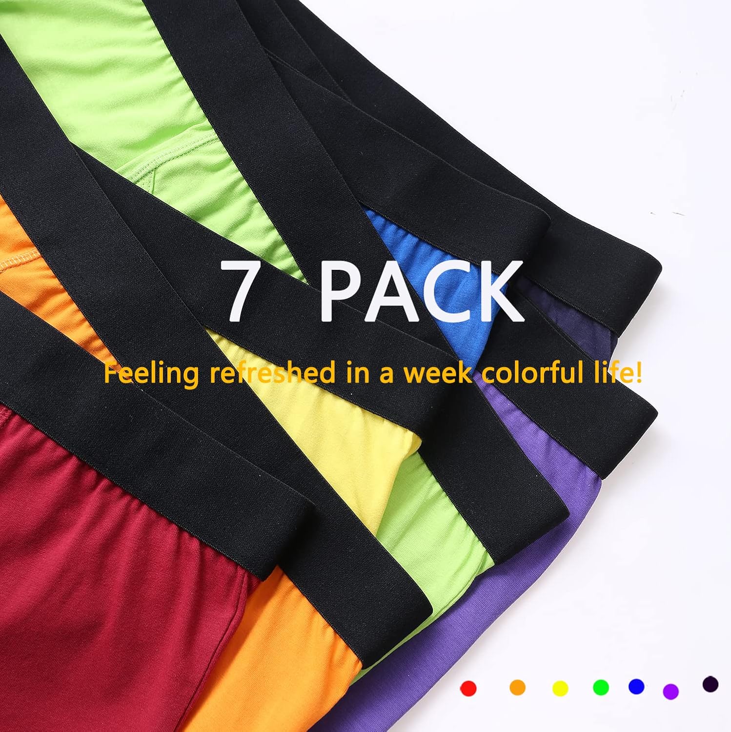 Lively boxers splashed with a riot of colours and wild patterns—so soft you might forget you’re wearing anything at all. Perfect for days when you want to feel a bit cheeky.