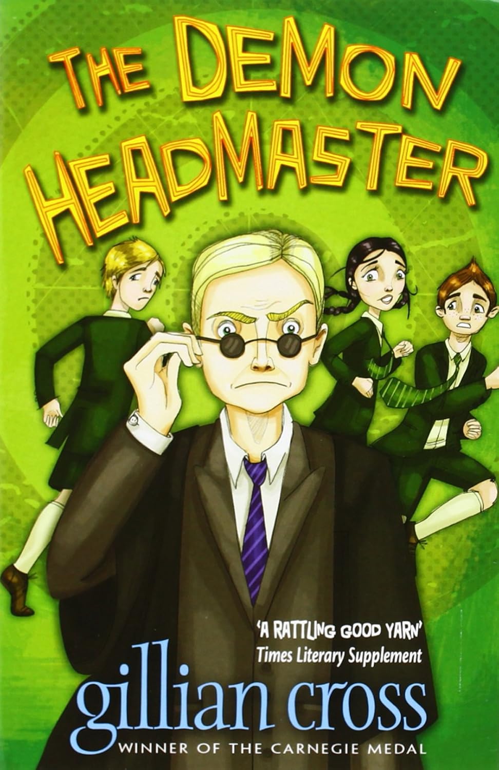 The eerie cover of "Demon Headmaster" - a shadowy figure, unmistakably sinister, stands there. Those glowing red eyes—they catch your gaze, right? The backdrop's dark, it pulls you in, hinting at something wicked lurking just below the surface. You can almost feel the tension—it’s unsettling, thrilling.