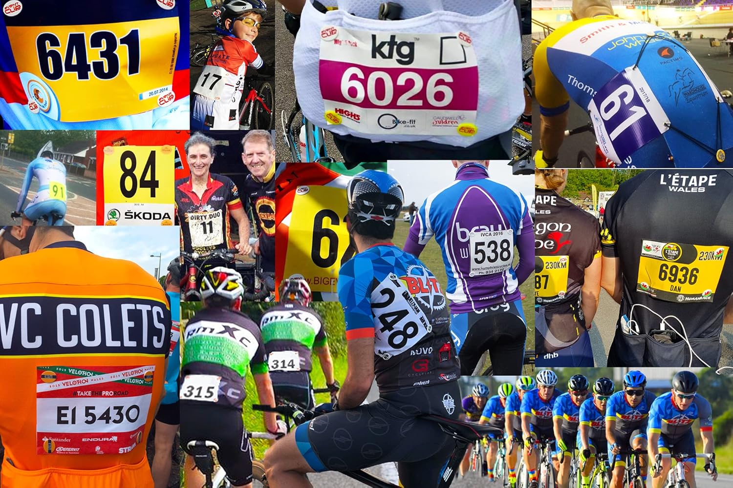 A set of four crisp white Event Clips—perfect for those race bibs. They’re light as a feather, round, and oh-so-reliable. No fuss, just clip and race on!