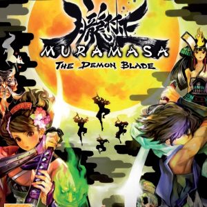 Cover art for Demon Blade Wii—Kisuke and Momohime take centre stage, surrounded by stunning hand-drawn scenery. The colours? Absolutely vibrant, breathing life into the whole scene. It’s like stepping into a painting—so rich and immersive.