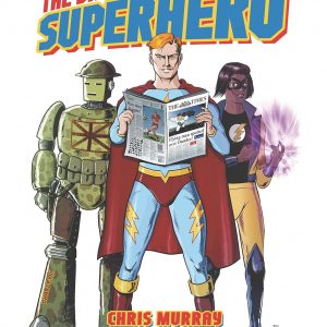 A vibrant comic book cover bursting with British superheroes—each one striking a pose that screams action! Iconic characters leap and twist against a backdrop that feels alive, colourful chaos that pulls you in for a closer look. You can almost hear the epic music playing!