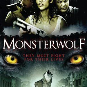 A striking illustration of a fierce wolf—stylised, sharp teeth bared, eyes glowing with intensity. The dark background just adds to the whole vibe—totally captures the essence of the Monster Wolf 2. It’s wild!