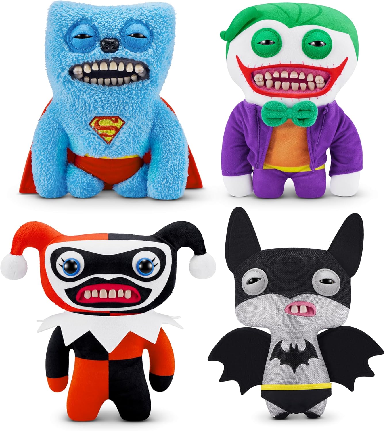 This Fugglers Superman plush toy—man, those colours pop! Quirky, right? With that goofy smile, it just draws you in. Perfect for a quirky addition to any collection, or maybe just to brighten up a dull day. The simple backdrop lets it shine, you know?