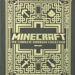 A lively Minecraft Handbook—check out the epic cover packed with classic characters and block designs. It's bursting with colour, and just screams adventure! Perfect for every fan.