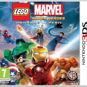 Lego Marvel Superheroes 3DS game box—look at that vivid artwork! You’ve got Spider-Man swinging in, Iron Man striking a pose. Seriously, this is nostalgia wrapped in colour, perfect for fans old and new.