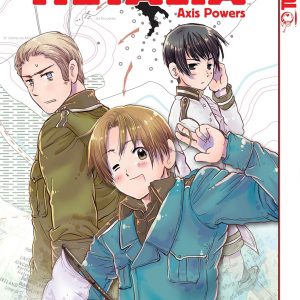 Vibrant cover of Hetalia manga—countries as quirky characters pop with colour, all playful and cheeky. You just can’t help but smile at their antics!