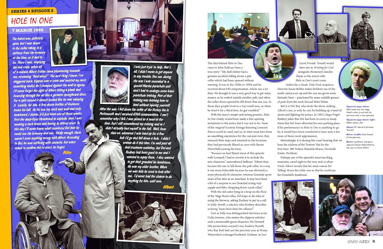 Front cover of the "Only Fools and Horses" book—with a classic, cheeky illustration of Del Boy and Rodney. It's nostalgic, full of charm, and you can almost hear the laugh track. The colours pop—perfect for fans of the show.