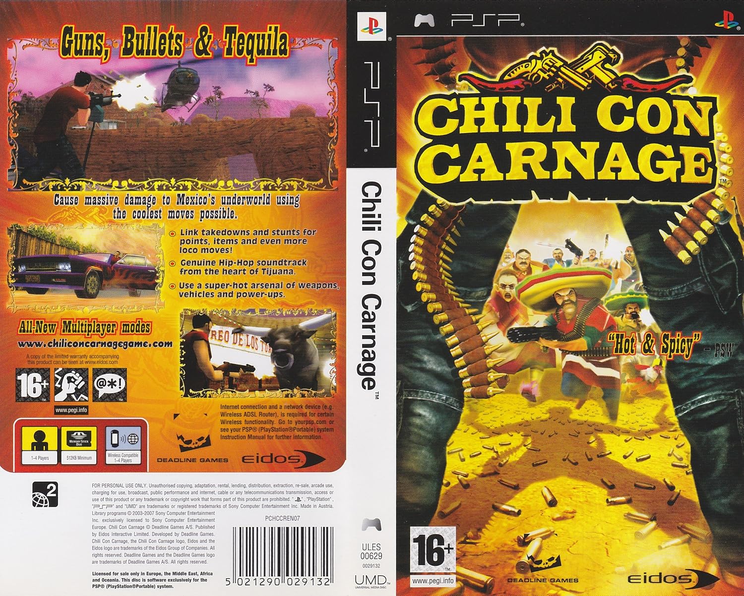 Cover art for Chilli Con Carnage 2—bold colours pop, characters leap into action, chaos in the background. It’s all about that adrenaline rush, right? Eye-catching and wild, just like the game itself.
