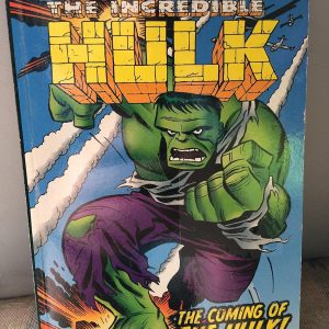 Epic Hulk comic cover—he's flexing, muscles bulging, ready to unleash chaos! The background's a riot of colour, almost makes you feel the energy leaping off the page. Can you even?